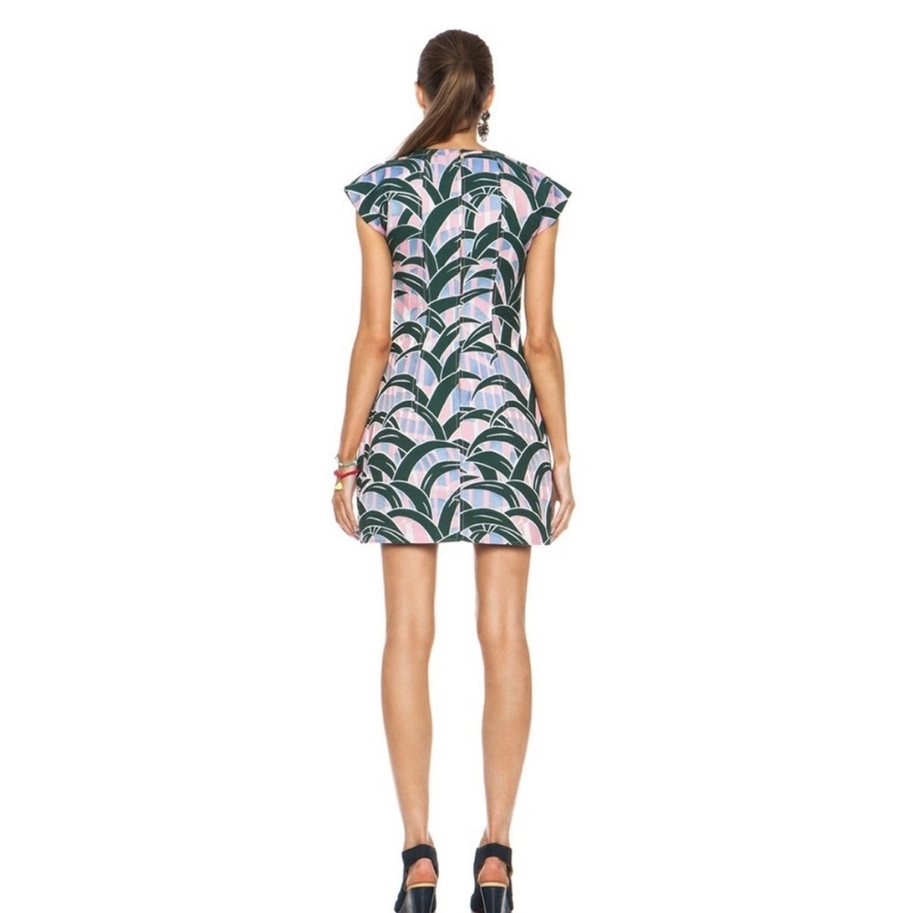 Kenzo Paris tropic leaf print dress size 36